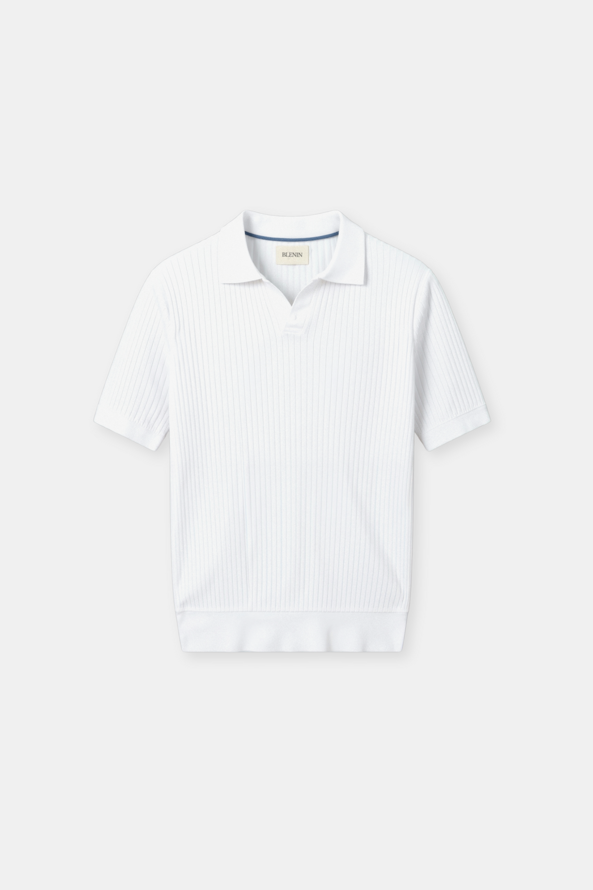 Polo a Maniche Corte in Cotone a Costine da Uomo – Elegante & Senza Tempo
