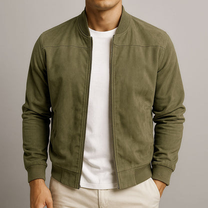 Giacca bomber effetto camoscio Antoine