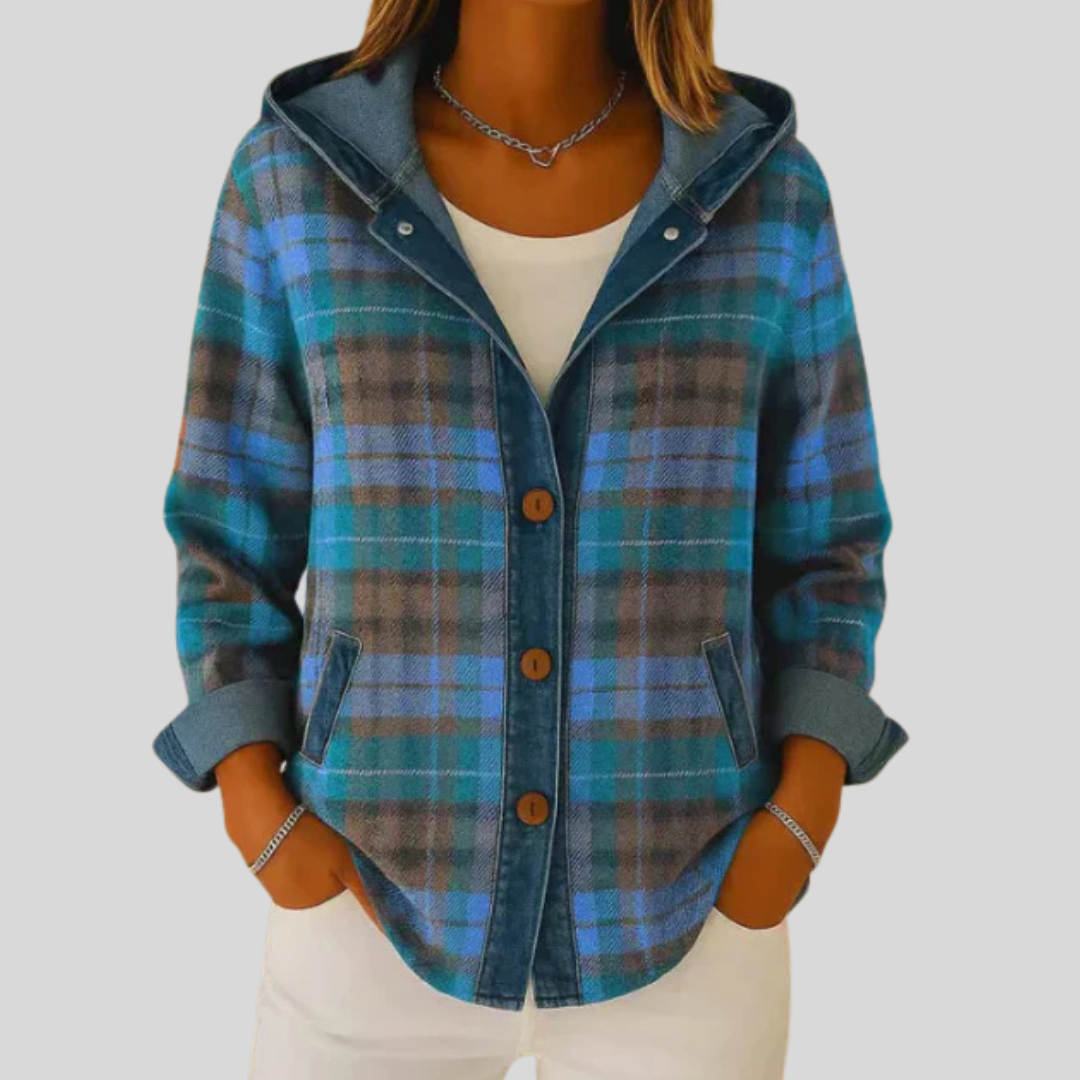 Hildred™ | Shacket a quadri foderata
