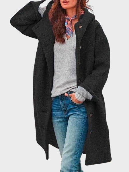 Alena™ | Cappotto Gombos con cappuccio