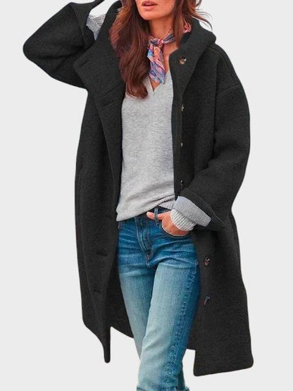 Alena™ | Cappotto Gombos con cappuccio