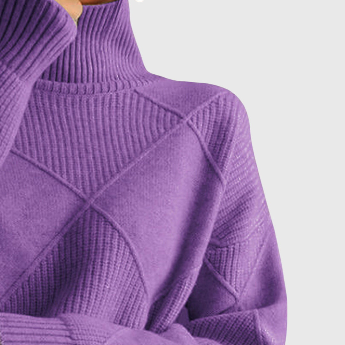 Angela™ | Maglione a Collo Alto