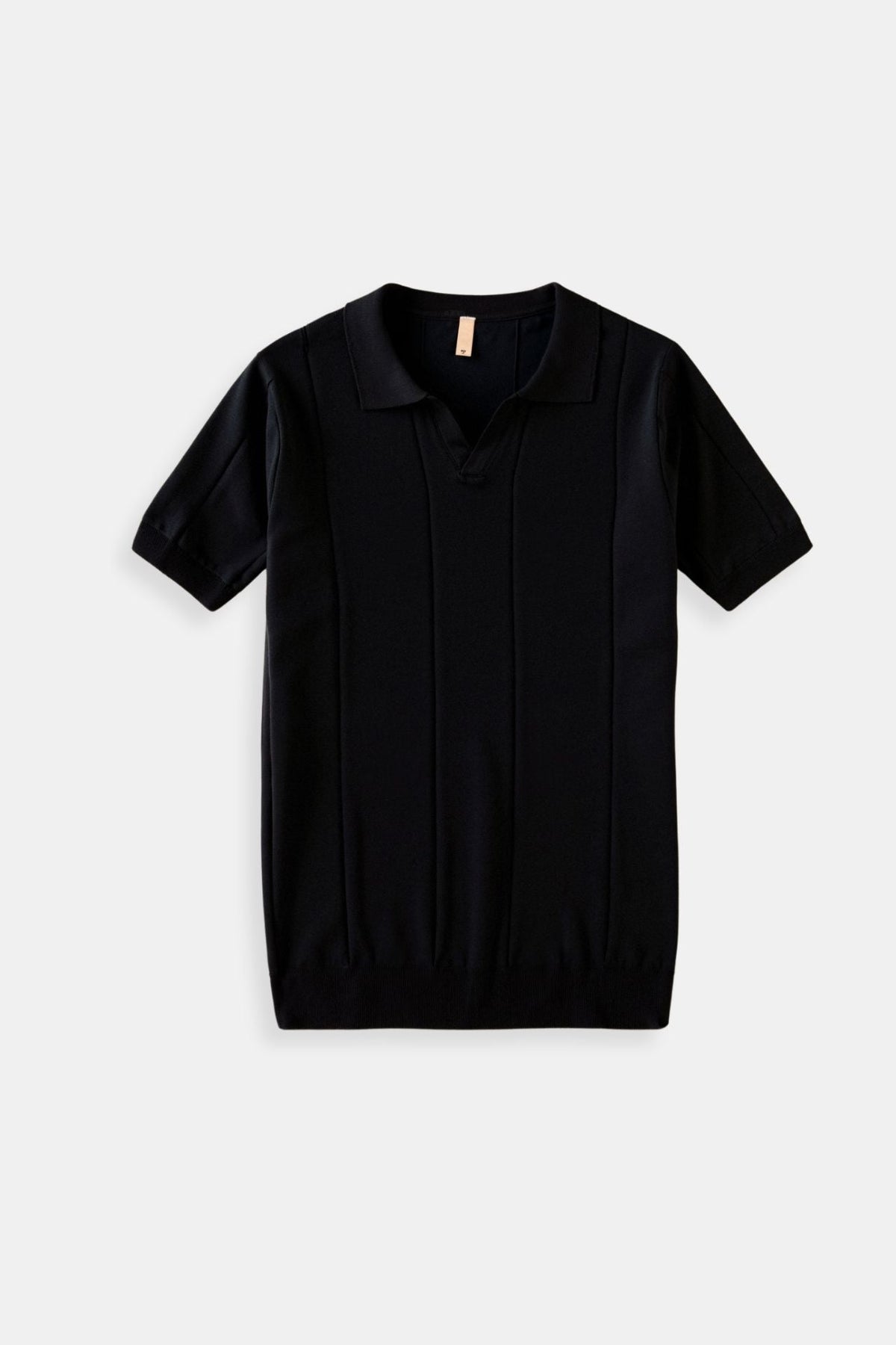 Polo a maglia rétro in verde menta