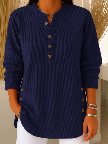 Mieke | Tunica Henley con bottoni