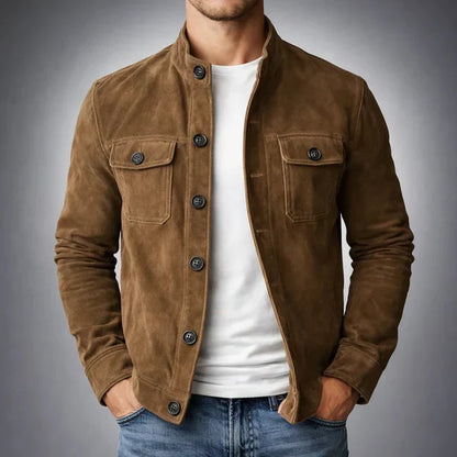 Giacca elegante in camoscio Marc