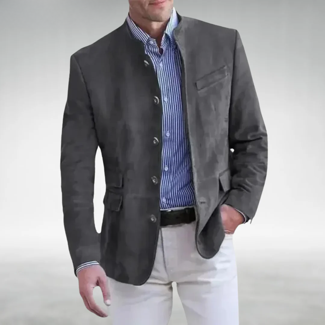 GIACCA IN PELLE SCAMOSCIATA