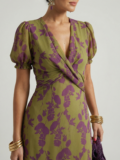Abito midi floreale casual Virel