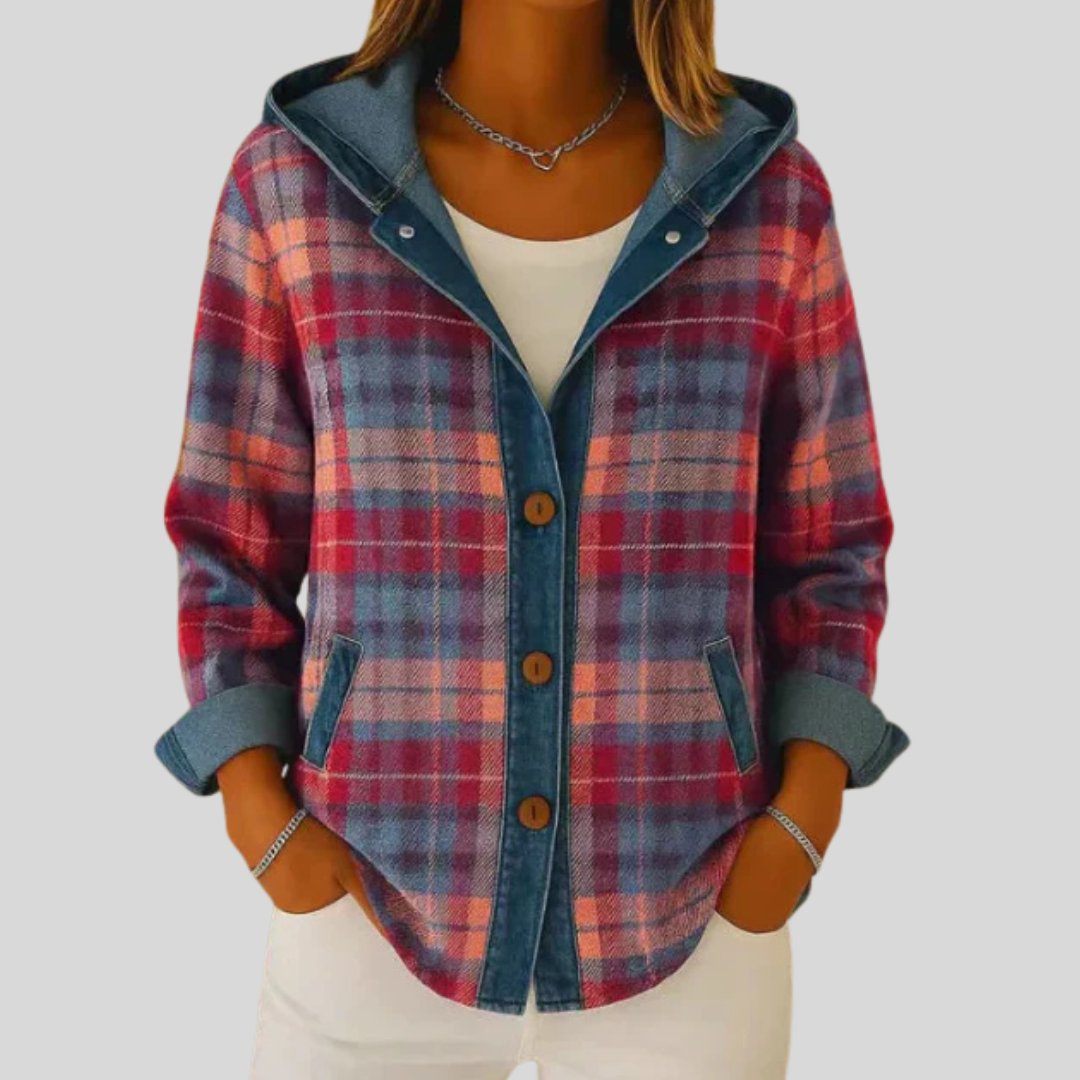 Hildred™ | Shacket a quadri foderata