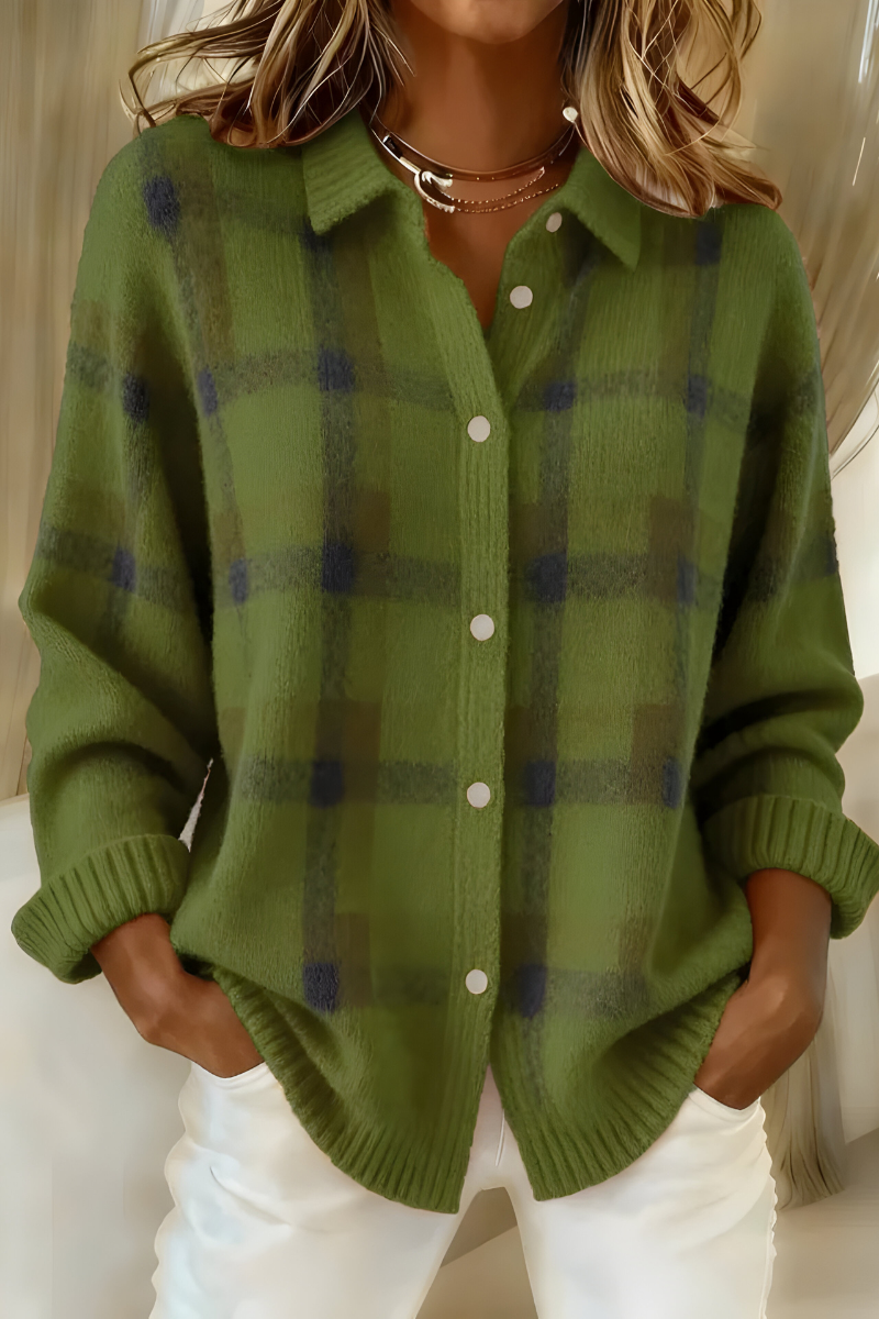 Bernadette | Cardigan a quadri