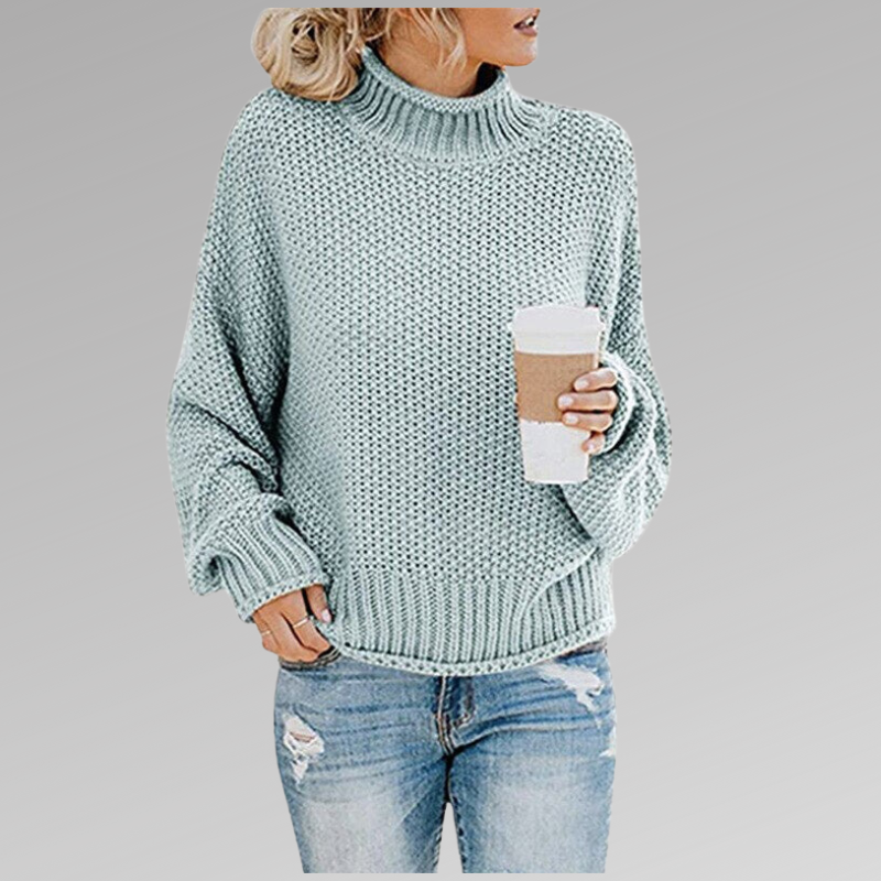 Lucia - Elegante maglione a collo alto