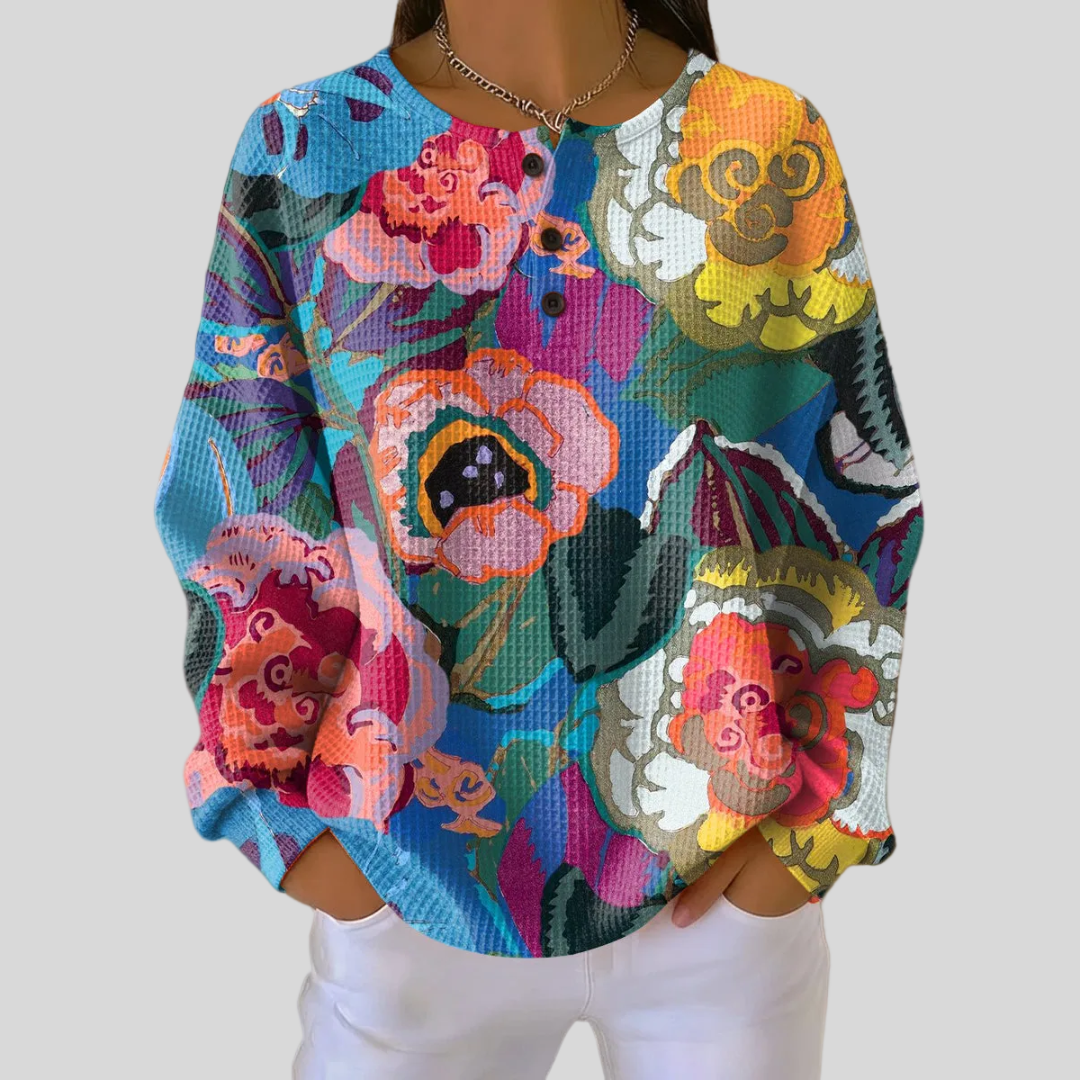 Adorna™ | Felpa colorata a fiori