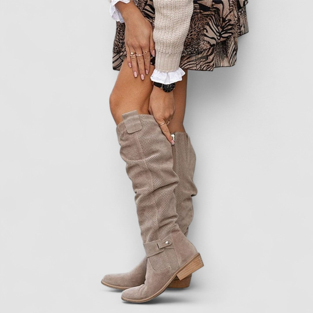 Ankle boots comodi in stile western