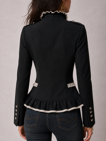 Blazer Midnight Nomad con cuciture e nappe