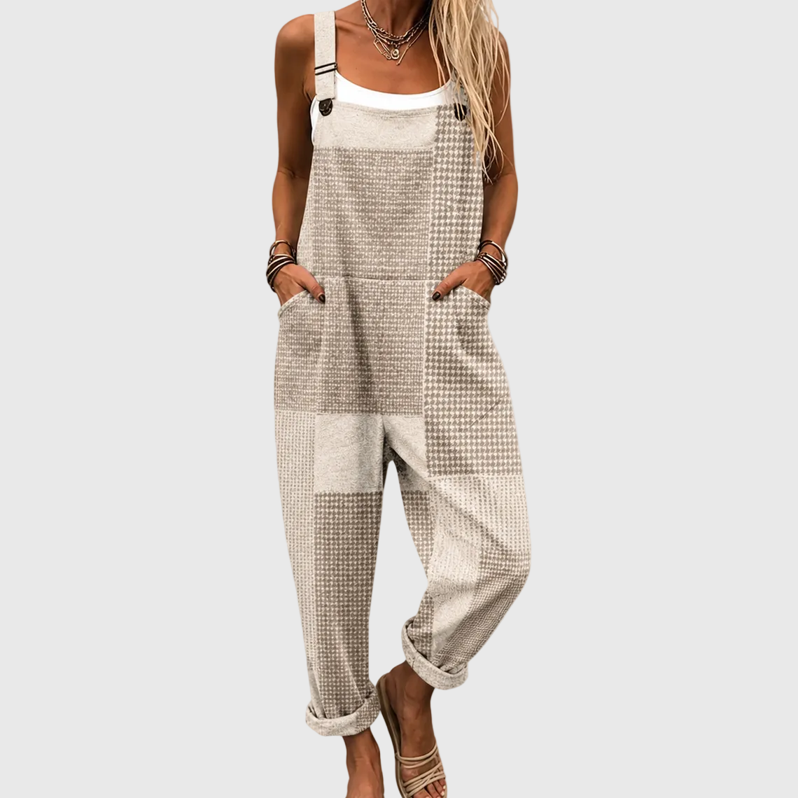 Salopette Rilassata Stile Farmhouse
