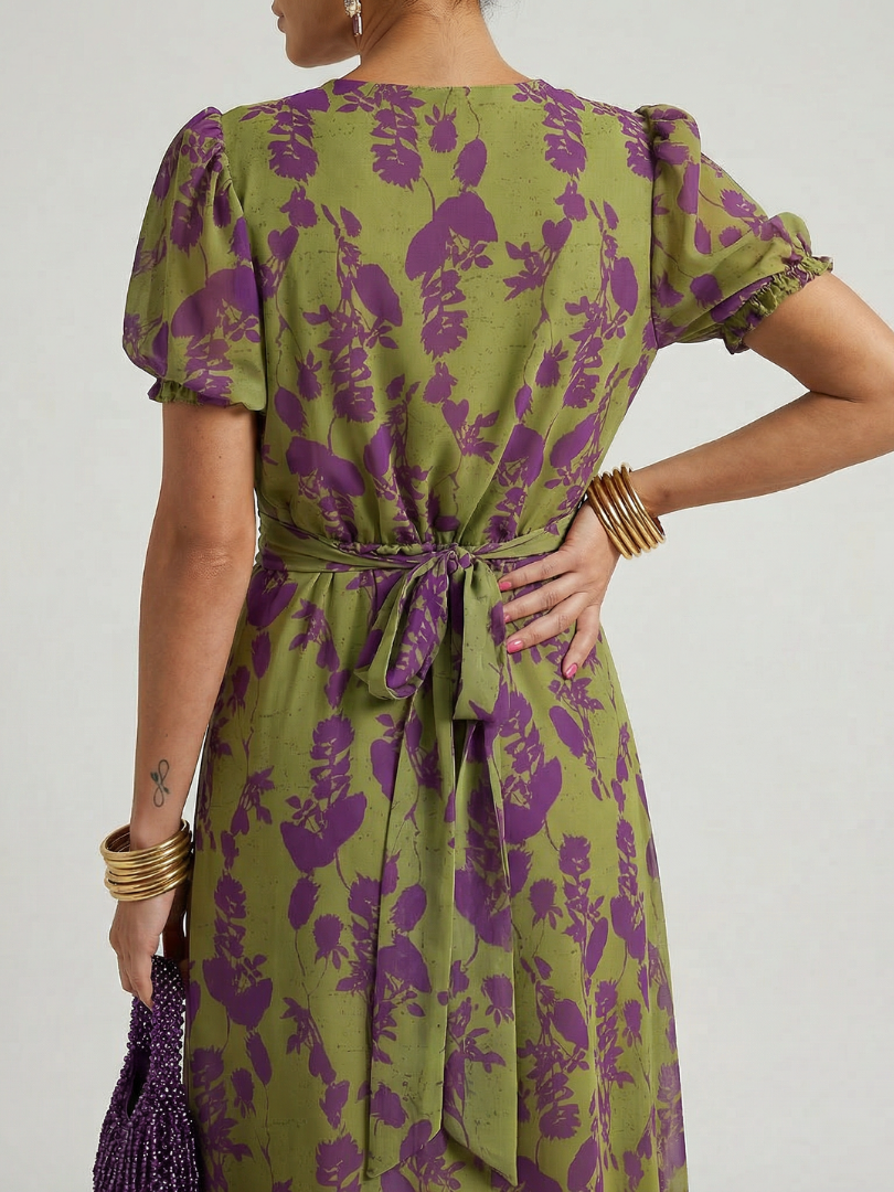 Abito midi floreale casual Virel