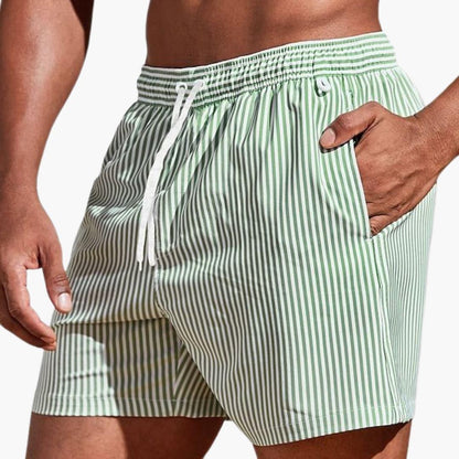 Pantaloncini da bagno a righe Lucas (1+1 GRATIS!)