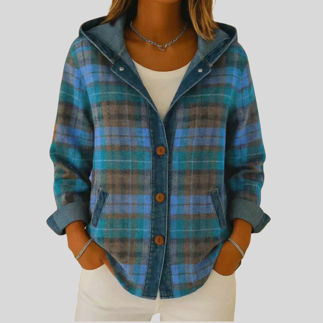 Bevlyn™ | Shacket a quadri foderata