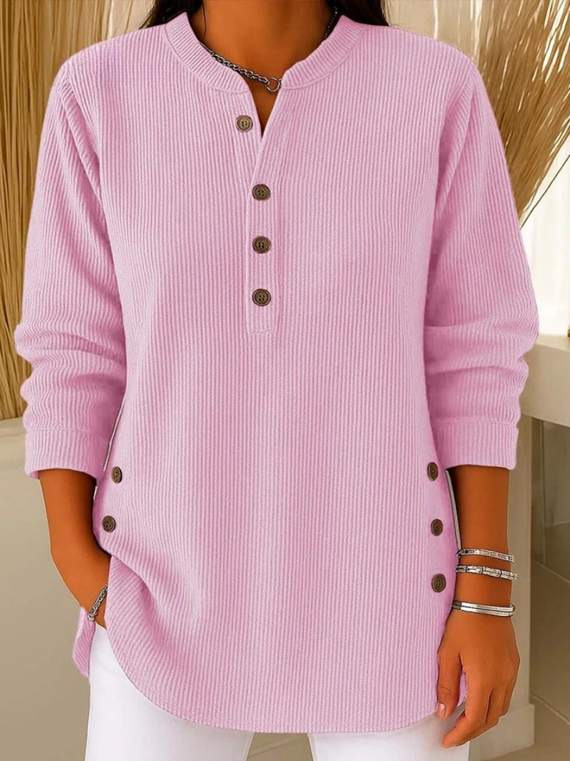 Mieke | Tunica Henley con bottoni
