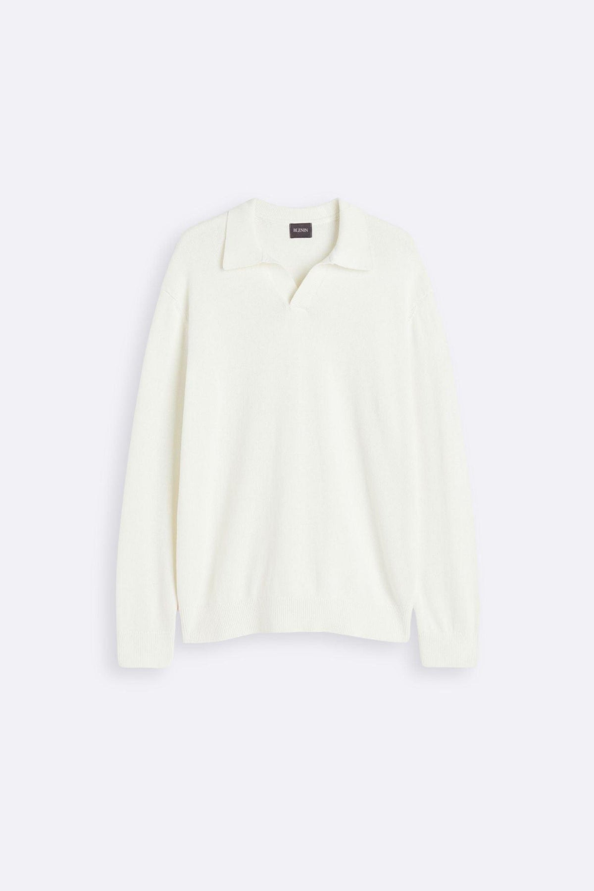 Maglione elegante con collo aperto per look di stile