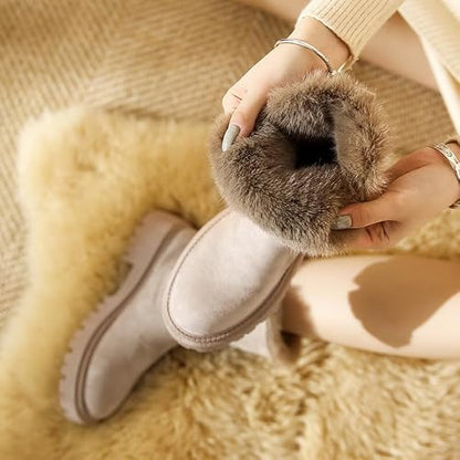Ankle boots invernali con platform alta