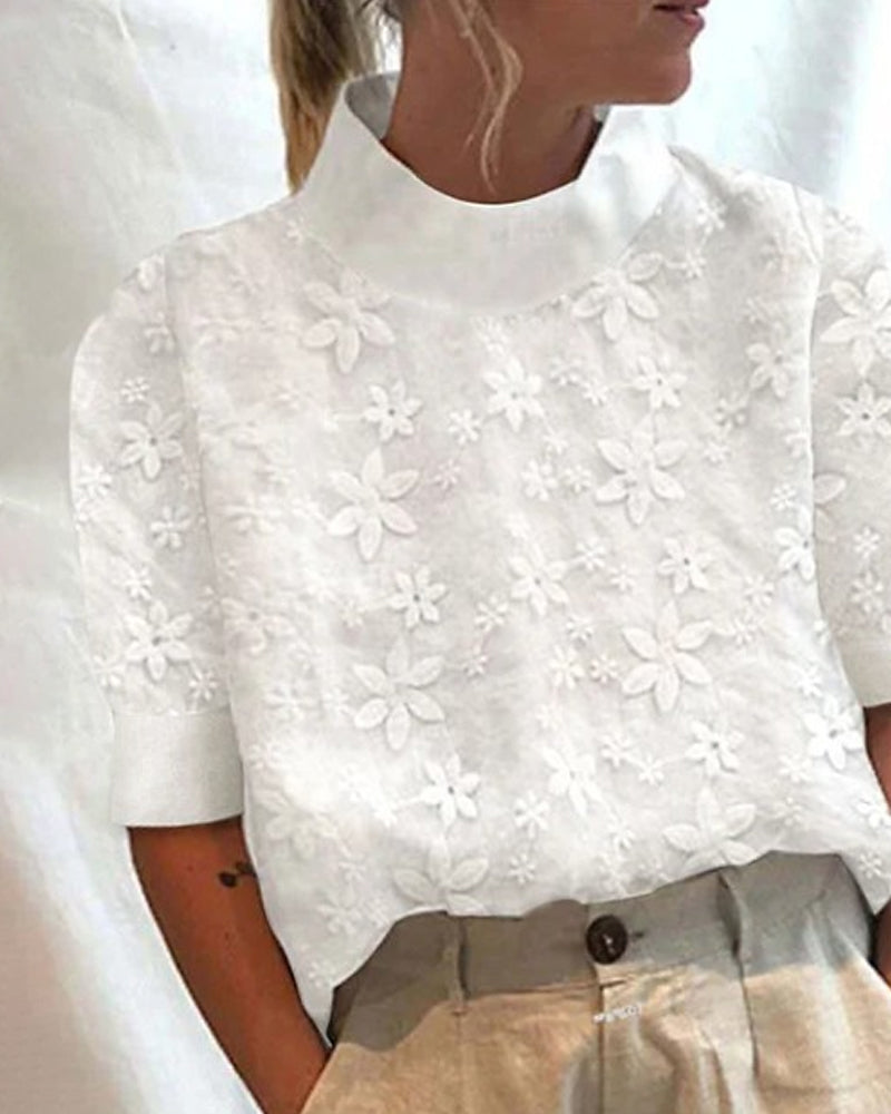 Sabine - Top casual in pizzo