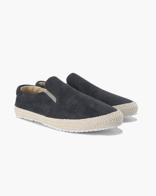 Jacob | Elegante Espadrillas da Uomo in Scamosciato con Suola in Juta
