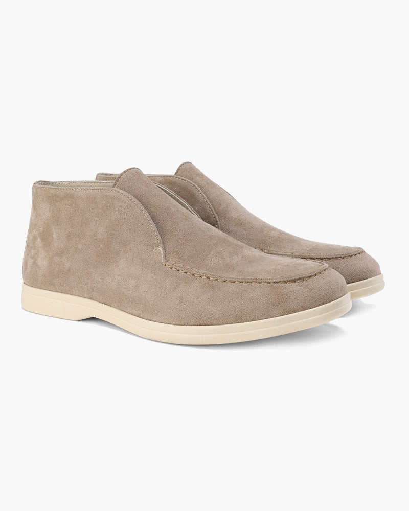 Mason | Mocassino scamosciato da uomo mid-cut senza lacci