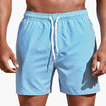 Pantaloncini da bagno a righe Lucas (1+1 GRATIS!)
