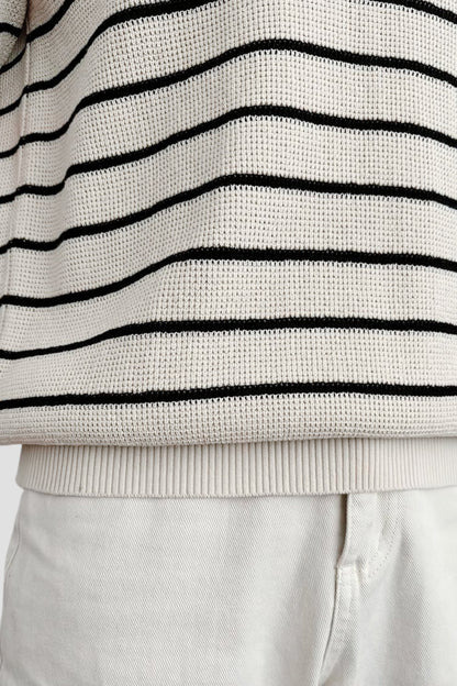 Polo da uomo a righe a maniche corte – Intramontabile & Versatile