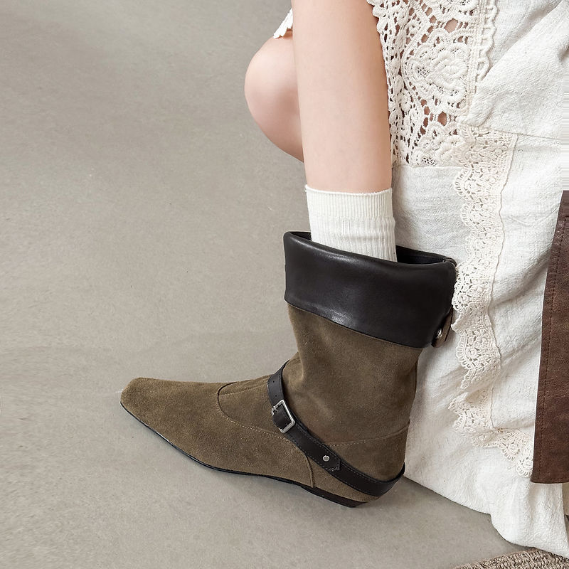Stivali Queli in Vero Suede