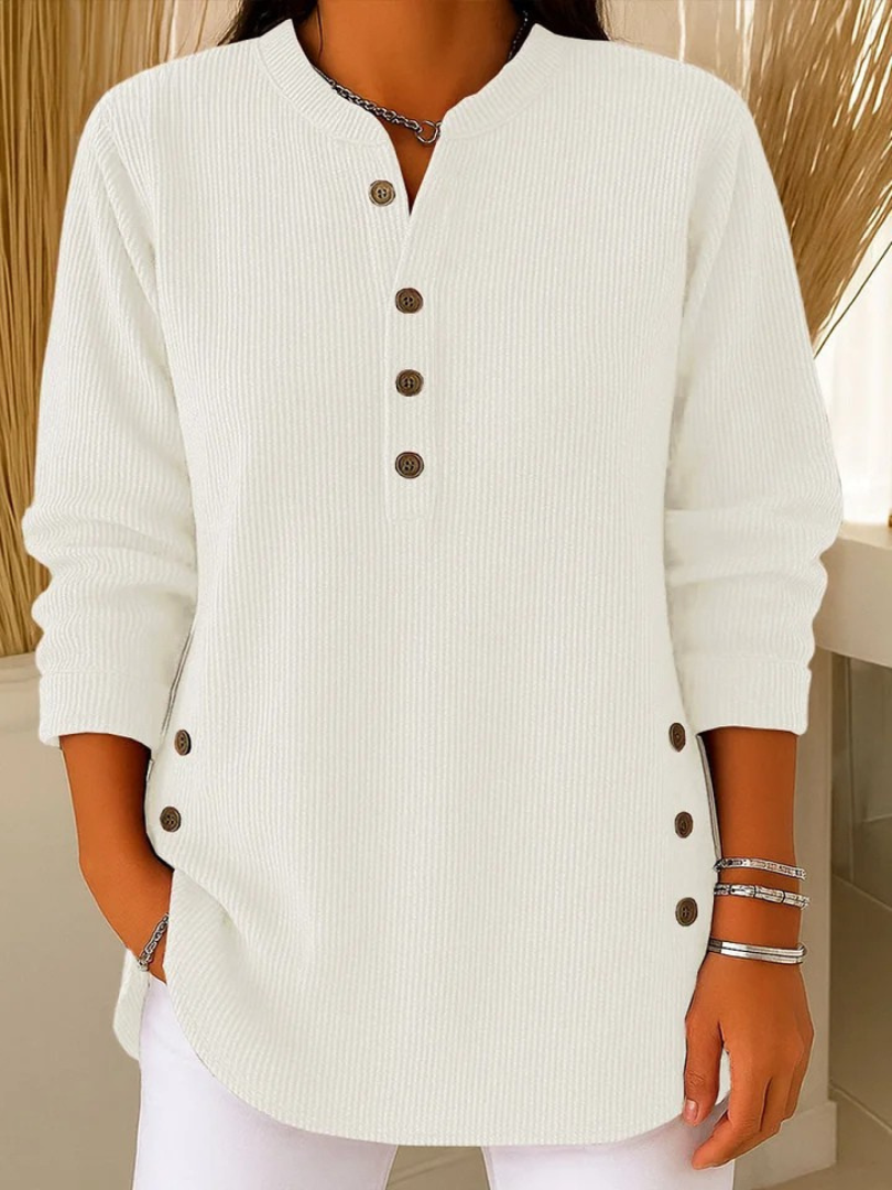 Mieke | Tunica Henley con bottoni