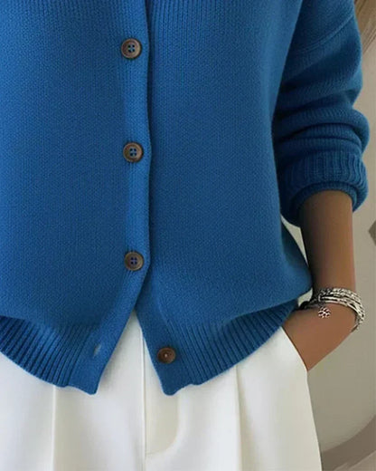 Klaasje | Cardigan con colletto a bottoni