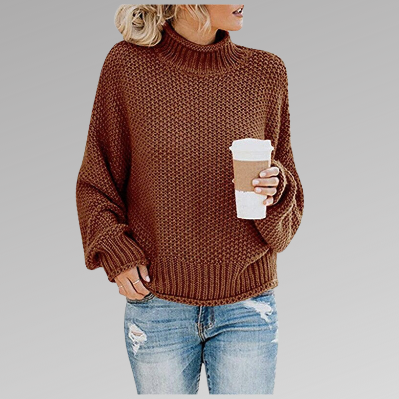 Lucia - Elegante maglione a collo alto