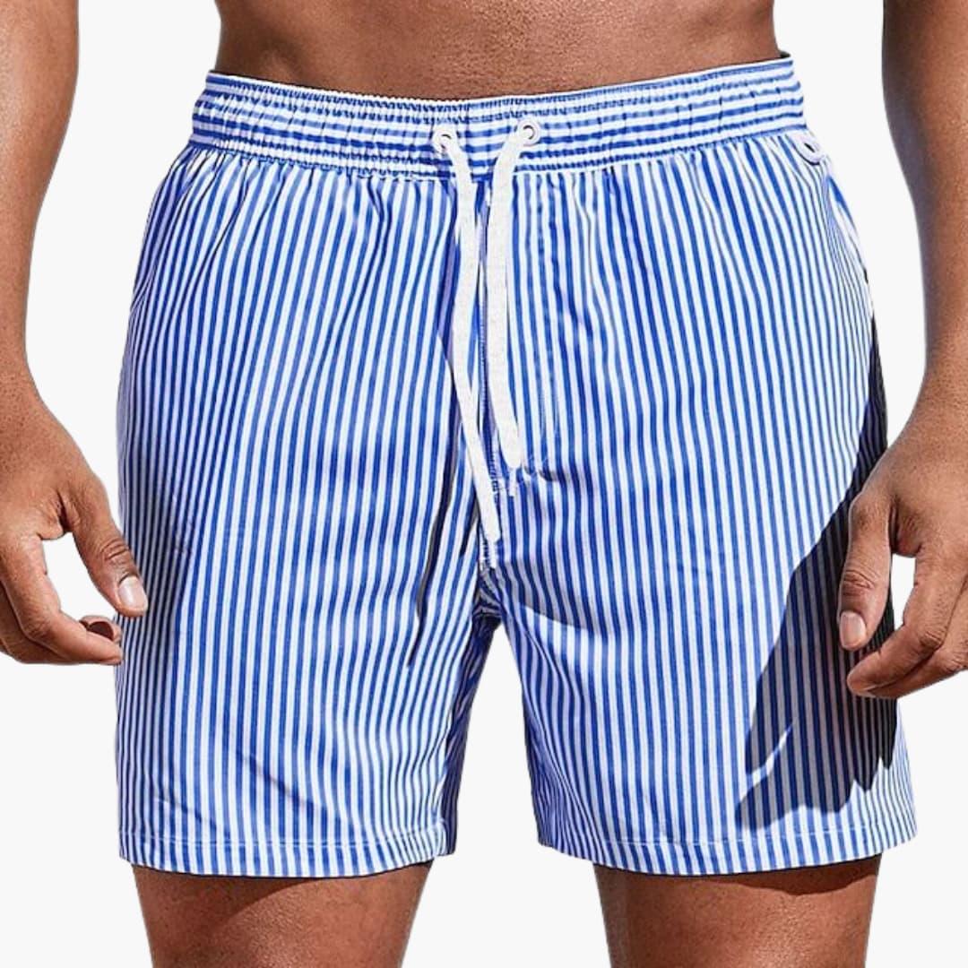 Pantaloncini da bagno a righe Lucas (1+1 GRATIS!)