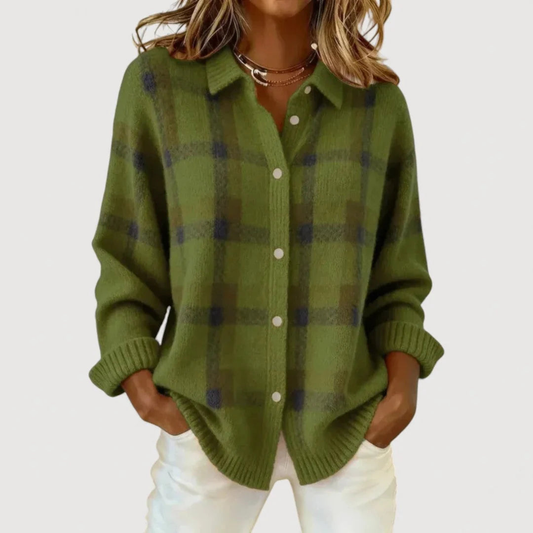 Matilda | Cardigan in maglia a quadri