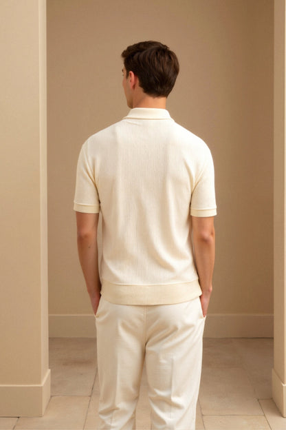 Polo da uomo in beige – Elegante e intramontabile