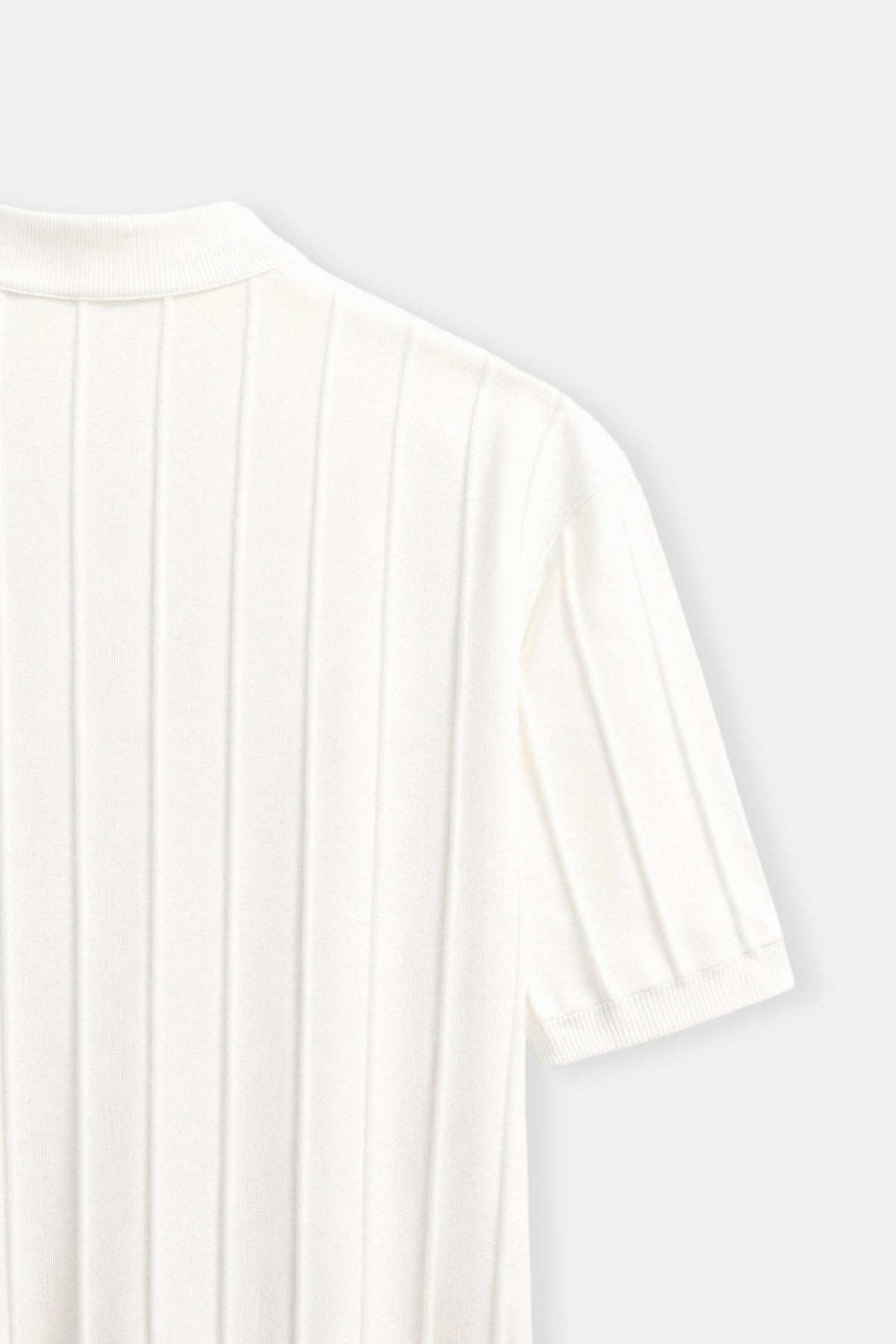 T-shirt a righe girocollo stile Old Money Heavy