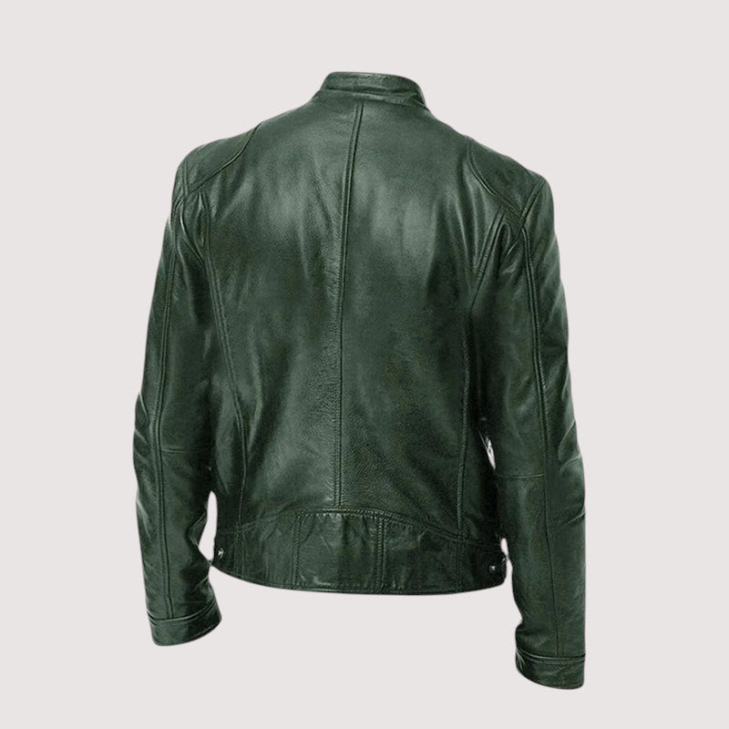 GIACCA IN PELLE DA UOMO ELEGANTE DI ALTA GAMMA