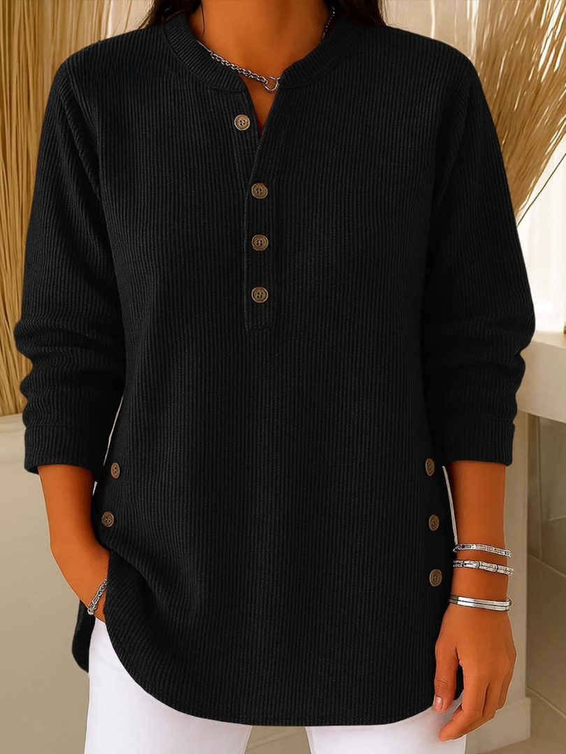 Mieke | Tunica Henley con bottoni