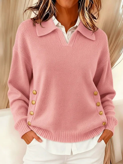 Rieke | Maglione con scollo a V e colletto