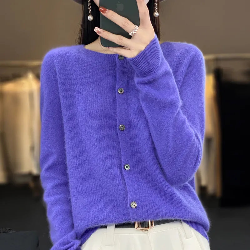 Margherita - Elegante cardigan in lana