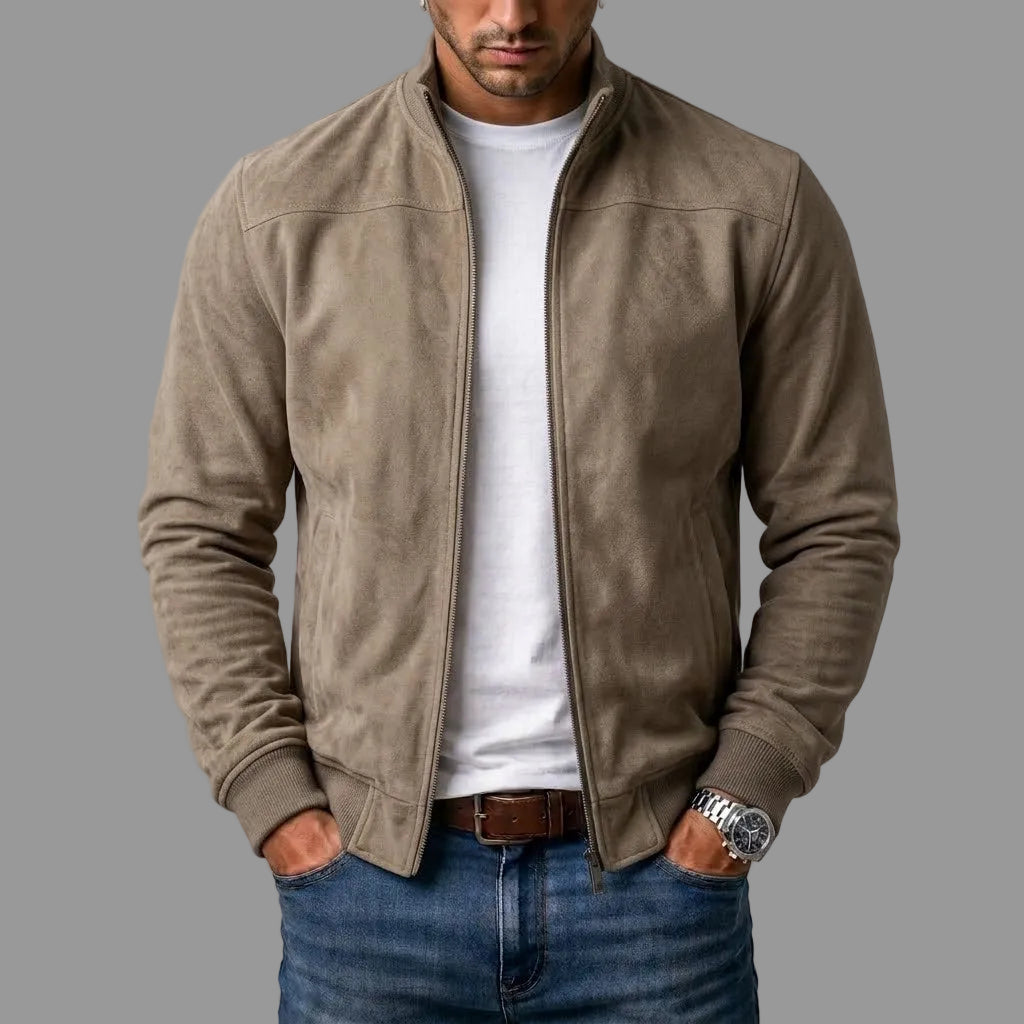 Varel | Giubbotto bomber in camoscio