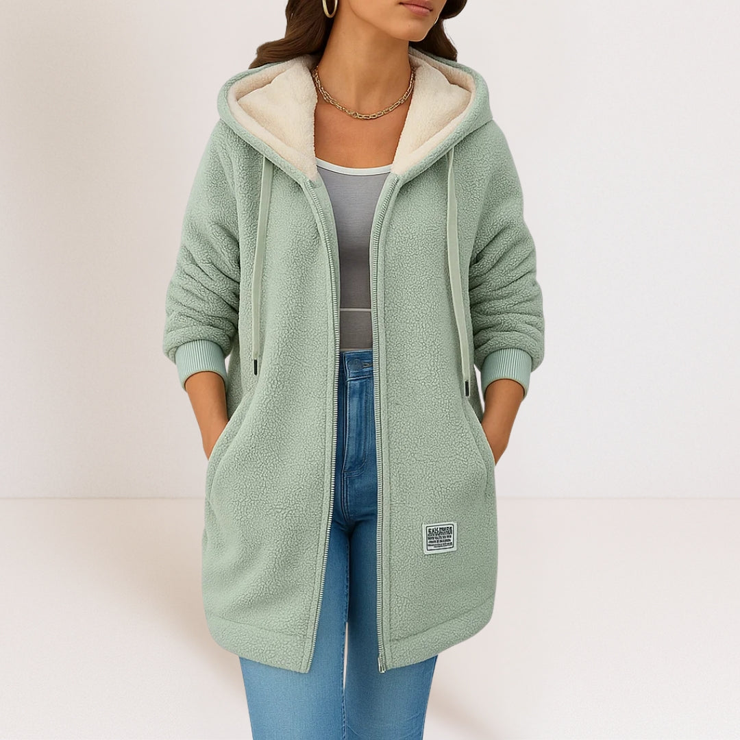 Marceline | Giacca Accogliente con Cappuccio