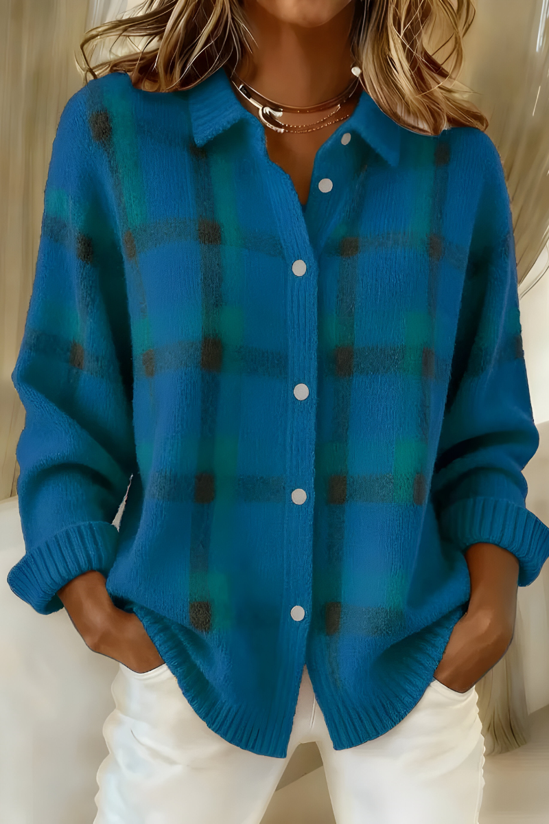 Bernadette | Cardigan a quadri