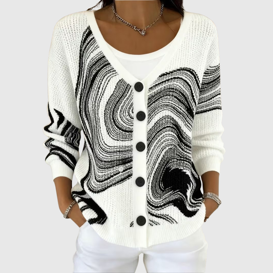 Emilia | Cardigan in Maglia con Bottoni