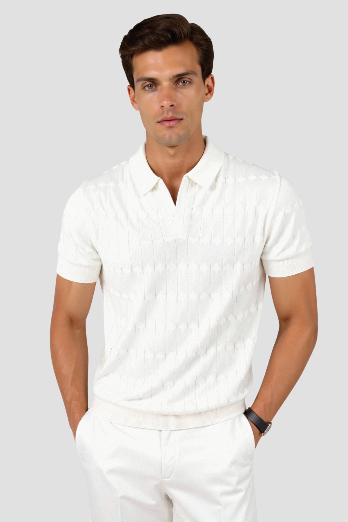 Polo da uomo bianca – Classica ed elegante