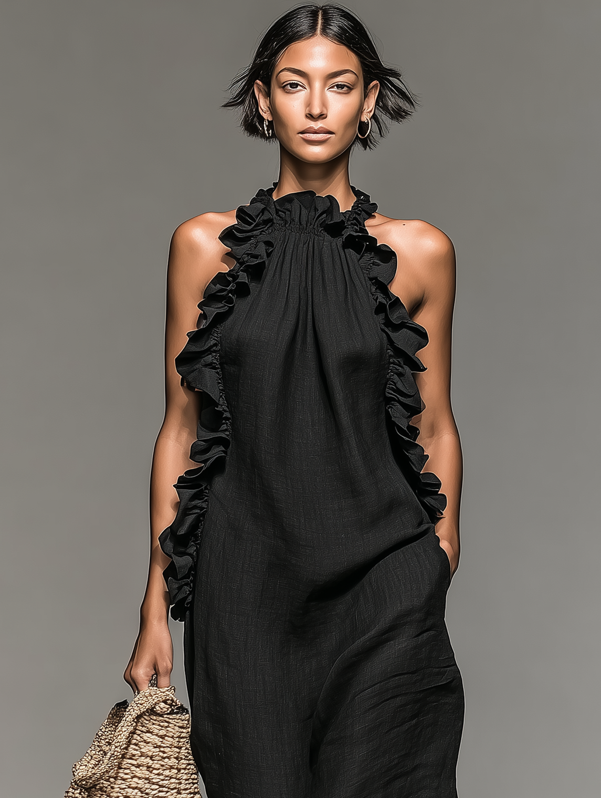 Raven | Abito Lungo con Tasche