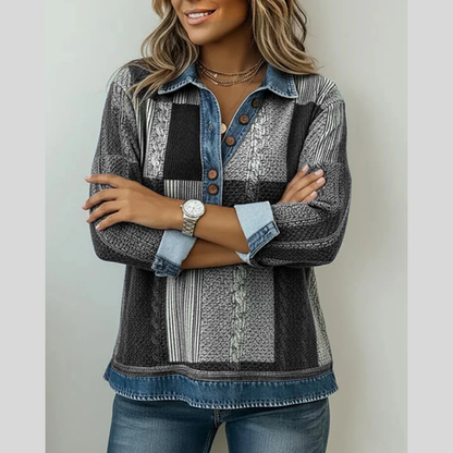 Meridell™ | Maglione con stampa color block
