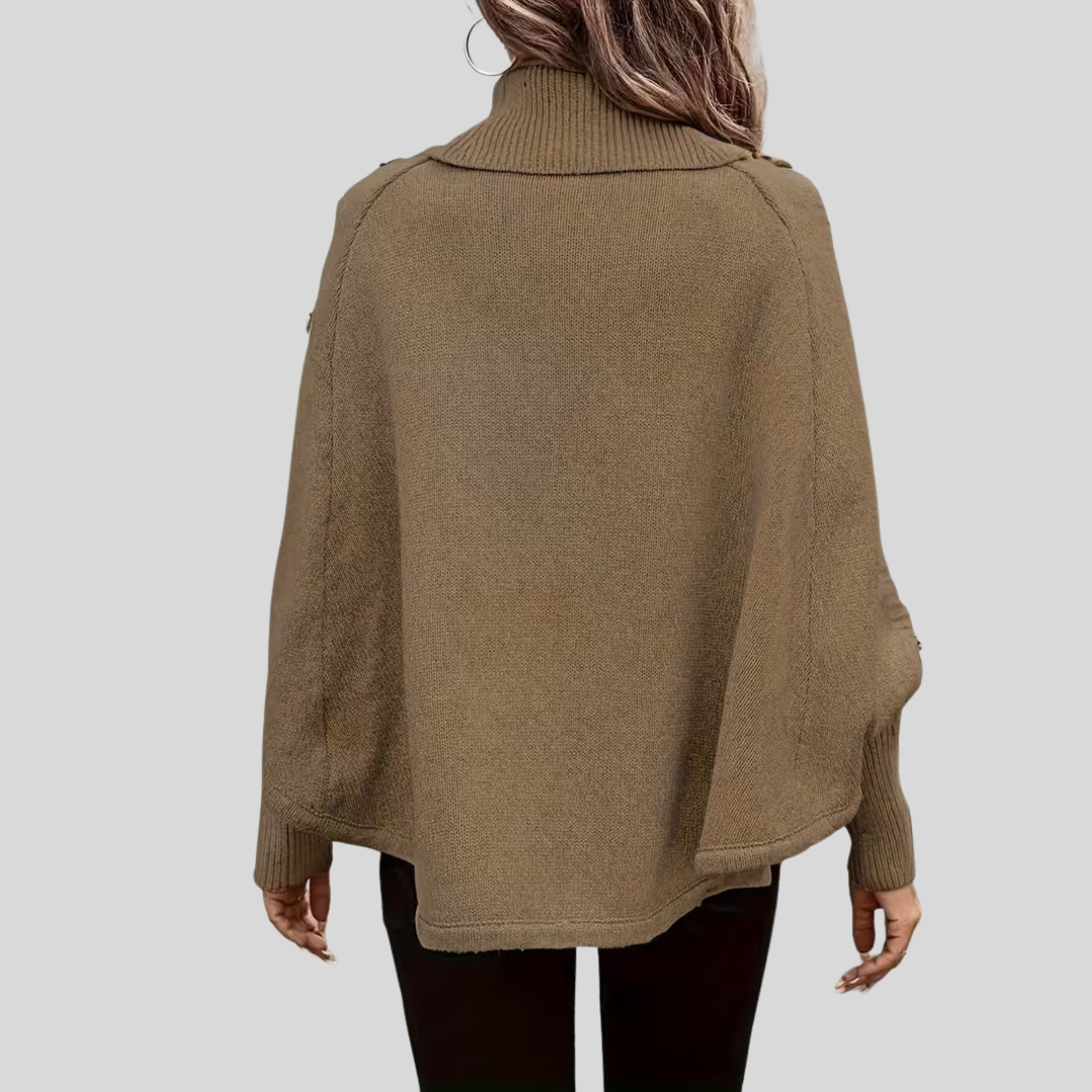 Norelle™ | Maglione a collo alto in maglia a trecce