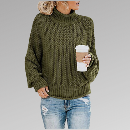 Lucia - Elegante maglione a collo alto